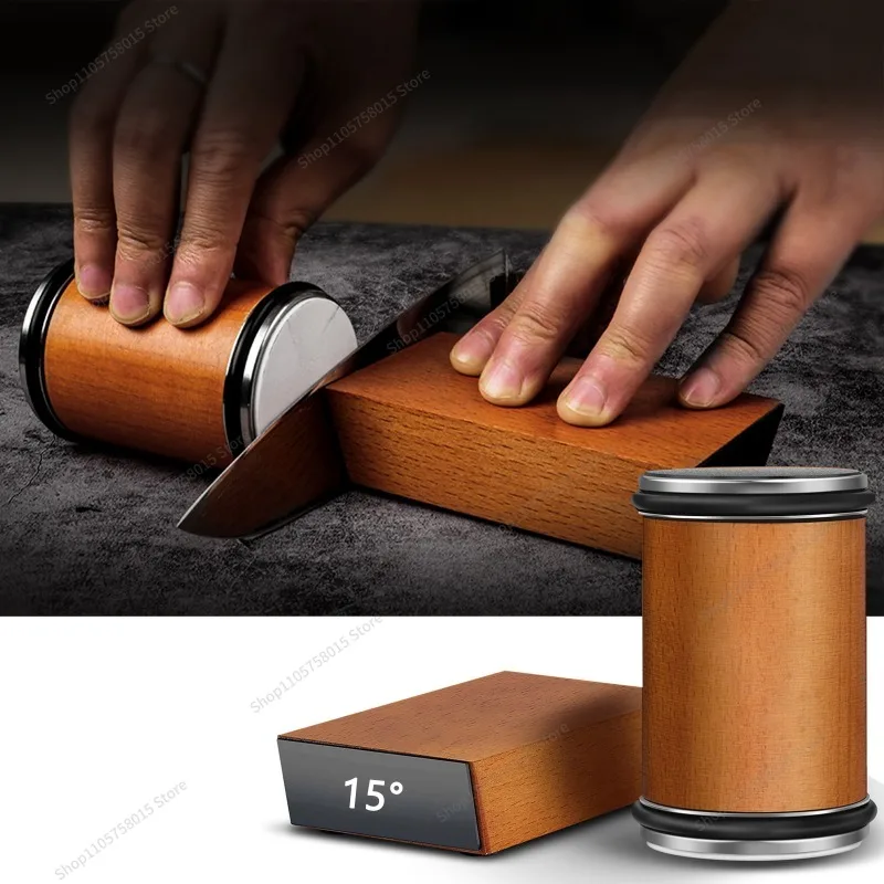 Forr Roller Sharpener Aluminum Alloy Emery Roller Sharpener