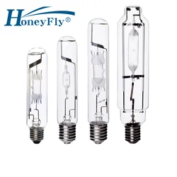 Lampadina alogenuri metallici HoneyFly E40/E27 220V 175W/250W/400W/1000W 4000K Lampadina alogena a terminazione singola Illuminazione a tubo dritto