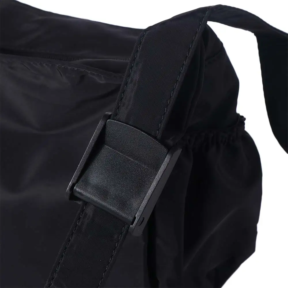 

Повседневная сумка через плечо большой вместимости, регулируемая однотонная нейлоновая сумка-тоут, портативная водонепроницаемая спортивная сумка-мессенджер для путешествий