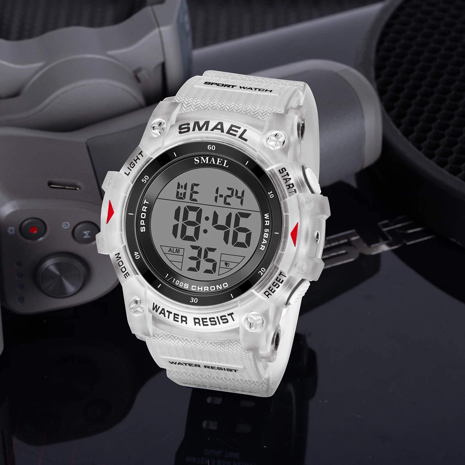 SMAEL Brand 8123 Waterproof Dropshipping Watch Alarm Clock Night Light Young Fashion Business Quartz Sport Wristwatches