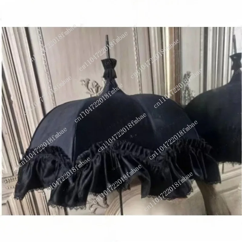 Umbrella Handmade Imitation Antique Vintag Lolita Lo Flower Wedding Photography Small Ocean Umbrella