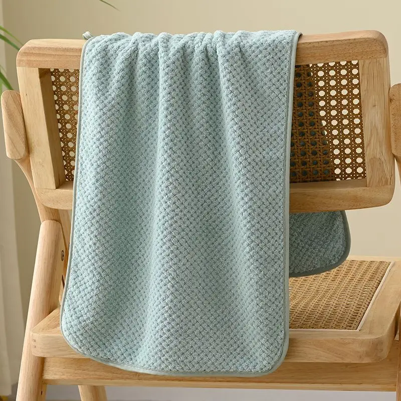 Soft Cream White Waffle Textured Microfiber Quick Dry Face Towel Absorbent Durable For Bathroom Gym Travel Daily Use Adults Kids
