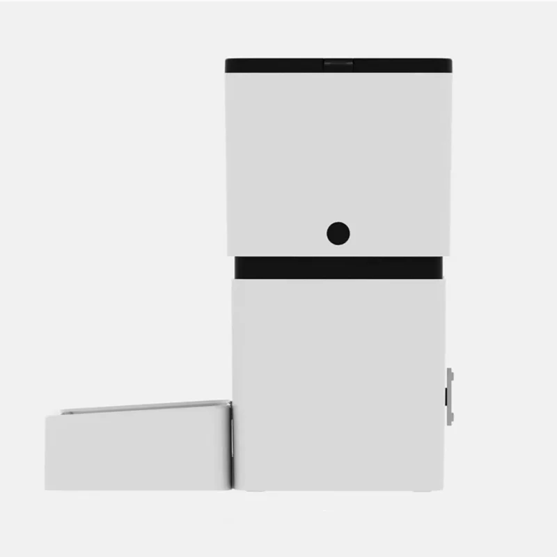 STLF Smart Pet Feeder Model 8L zwaartekrachtdispenser voor voedsel of water Milieuvriendelijk Werkt op batterijen Lekvrij Gemaakt van kunststof