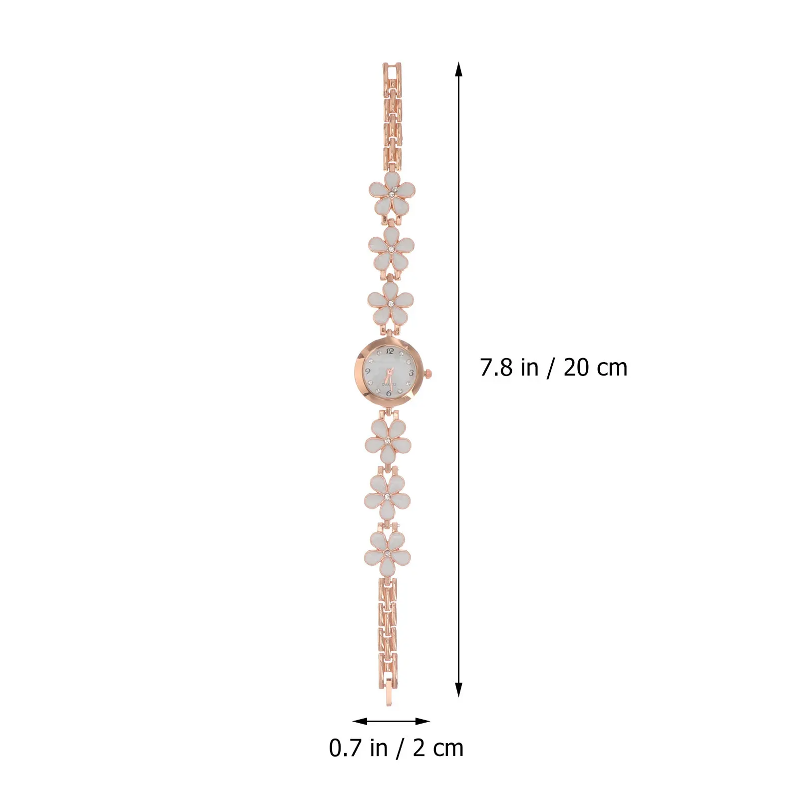 Exquisite Watch White Bracelet Waterproof Fine Workmanship Portable Carry Decorative Watches for Women view 5