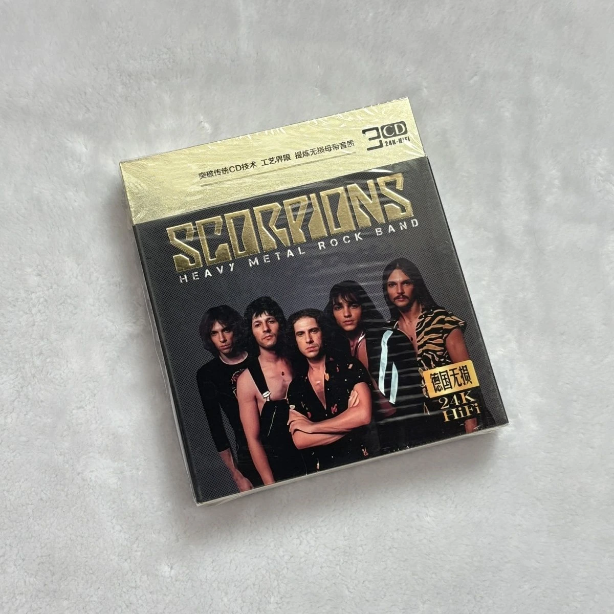 CD de Música de Heavy Metal Rock, Scorpions, Klaus Meine, Álbum Wind of Change, 3 Discos, Música para Cosplay, Walkman, Bandas Sonoras para Auto, Caja de Regalo