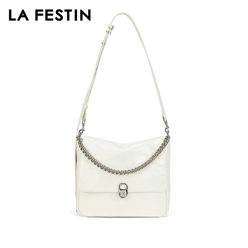 LA FESTIN Original 2024 New Leather Bag Women's bag Chain Bag Shoulder Crossbody Bag Large Capacity Bags Handbag