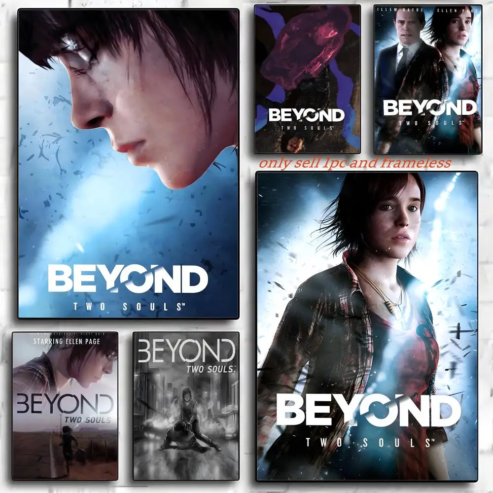 Game B-Beyond Two Souls Poster Poster HD Art Sticky Wall Waterproof Home Living Room Bedroom Bar Aesthetic Decoration