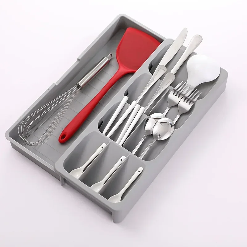 Kitchen Storage Tray Kitchen Organizer and Storage Container Cutlery Organization Home Garden Cutlery Storage Tray