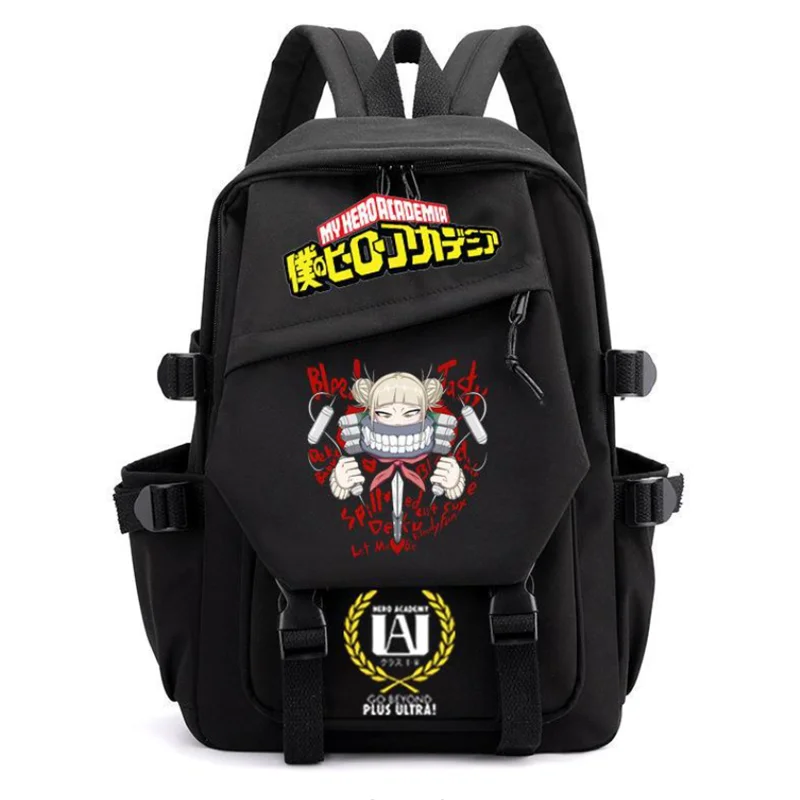 Anime My Hero Academia plecaki Teenarges tornister na ramię torby na Laptop Cross My Body Men kobiety moda Outdoor Travel Mochila