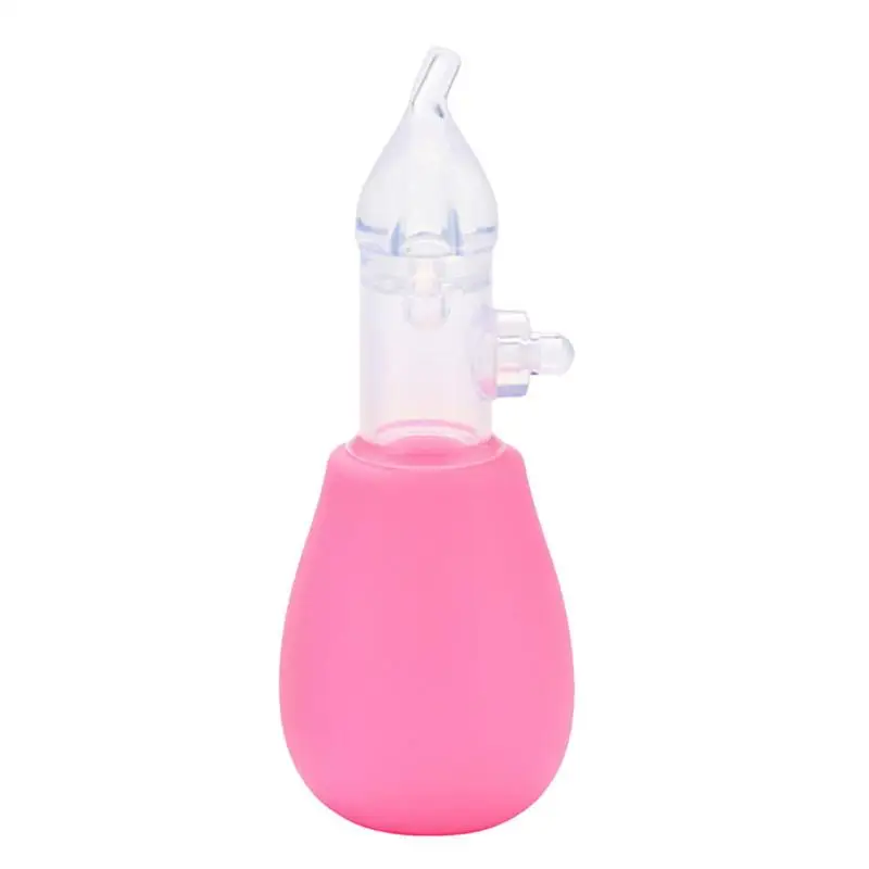 Baby Nasal Aspirator Safe Baby Nose Cleaner Easy-Squeeze Nose Bulb Syringe Fast Natural Relief Nasal Irrigation Nasal Spray