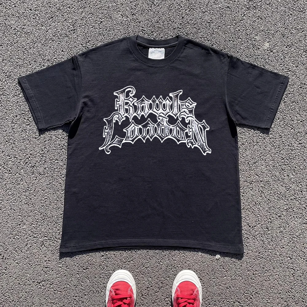 Heavier Weight 260G West Coast Non-Light Short Sleeve Street Style Oversize American T-Shirt by Wang You Bing Studio