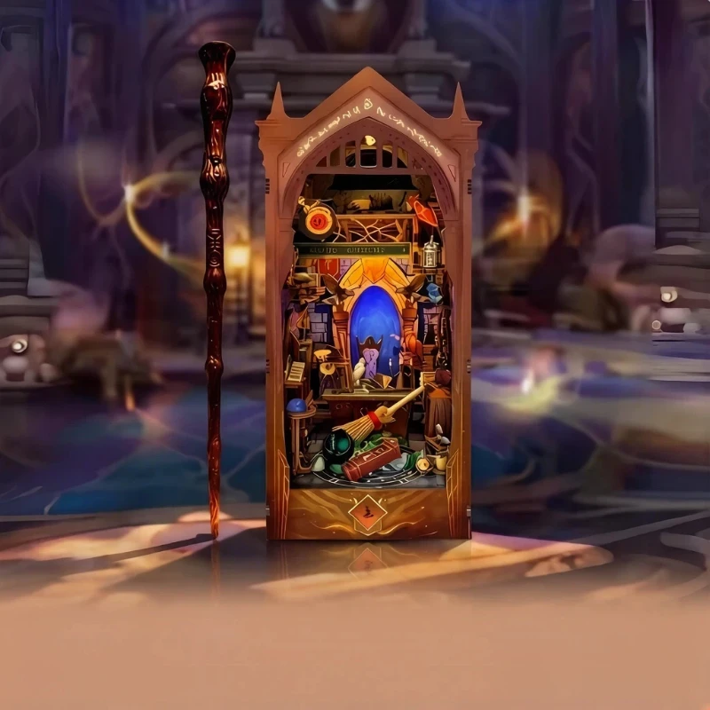 academia-di-magia-detective-fai-da-te-bacchetta-telecomandata-modello-di-fermalibro-a-blocchi-da-costruire-paesaggio-in-miniatura-casa-puzzle-popolare