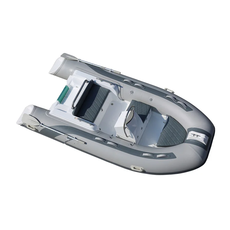 Water Sport Boat 12ft 3.6m Rib360 Fiberglass Rigid Hull Orca Hypalon Inflatable Motor Boat Cruiser Boat with Outboard