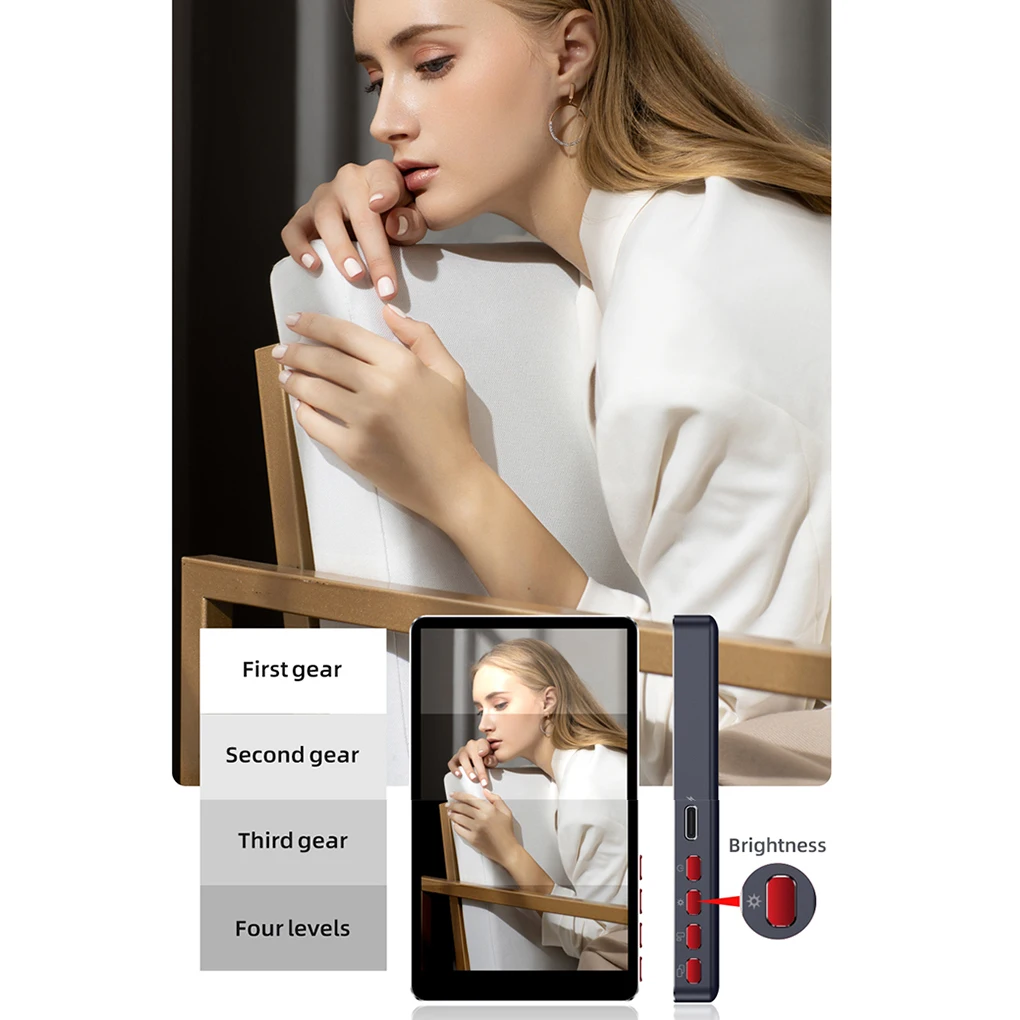 

Задняя камера для телефона, магнитный экран для селфи, монитор, беспроводная камера, поддержка Bluetooth, корпус из сплава для селфи, большой HD-экран