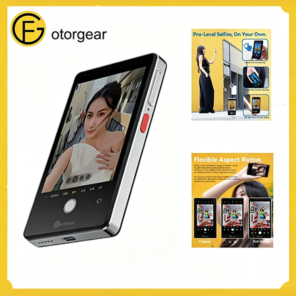 Magsafe Phone Wireless Monitor MS02 Rear Camera for Selfie Vlog Video Live Streaming Portable Mobile Phone Selfie Display Screen