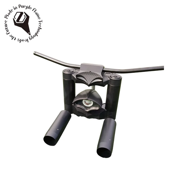 High Quality CNC Machining 6061t6 Black Anodized Aluminum Motorcycle Triple Clamp Forks Suitable VRSCB V-Rod Muscle
