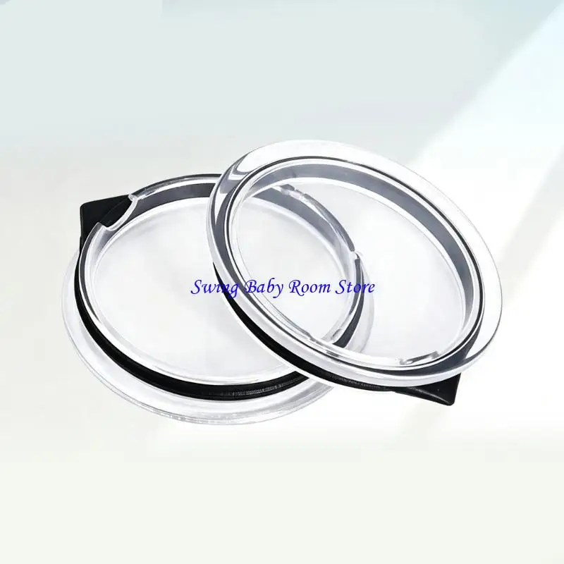 K1AD Clear Plastic Milk Frother Replacement Lid for Home Coffee Routine