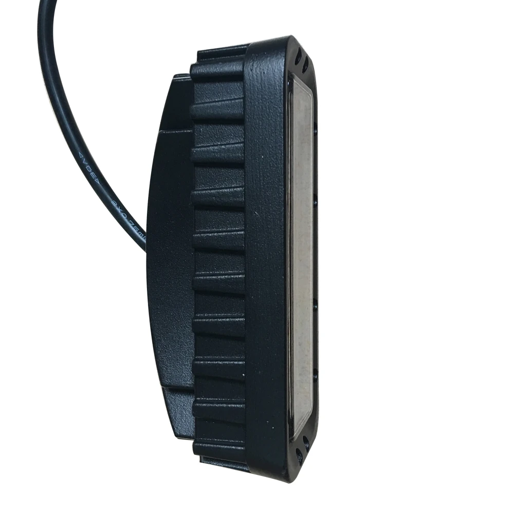 SXMA LED6412 Work Light LED Headlight High Power 6'' for All Off Road Forklift Heavy-duty Machine for Safety Zone SUV Truck,red