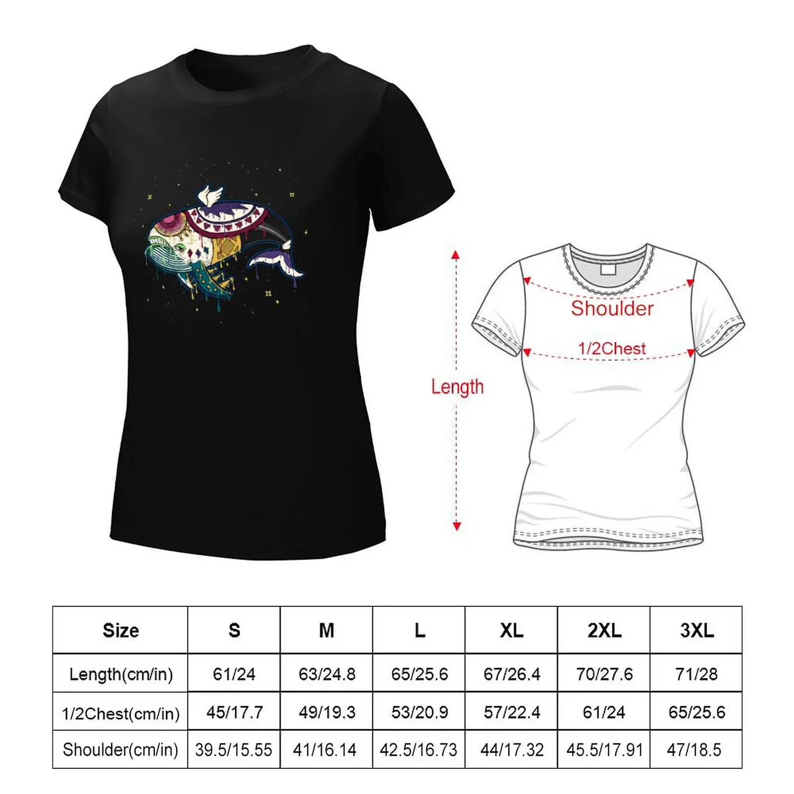 Windfish T-Shirt hippie clothes funny summer blouses woman 2024