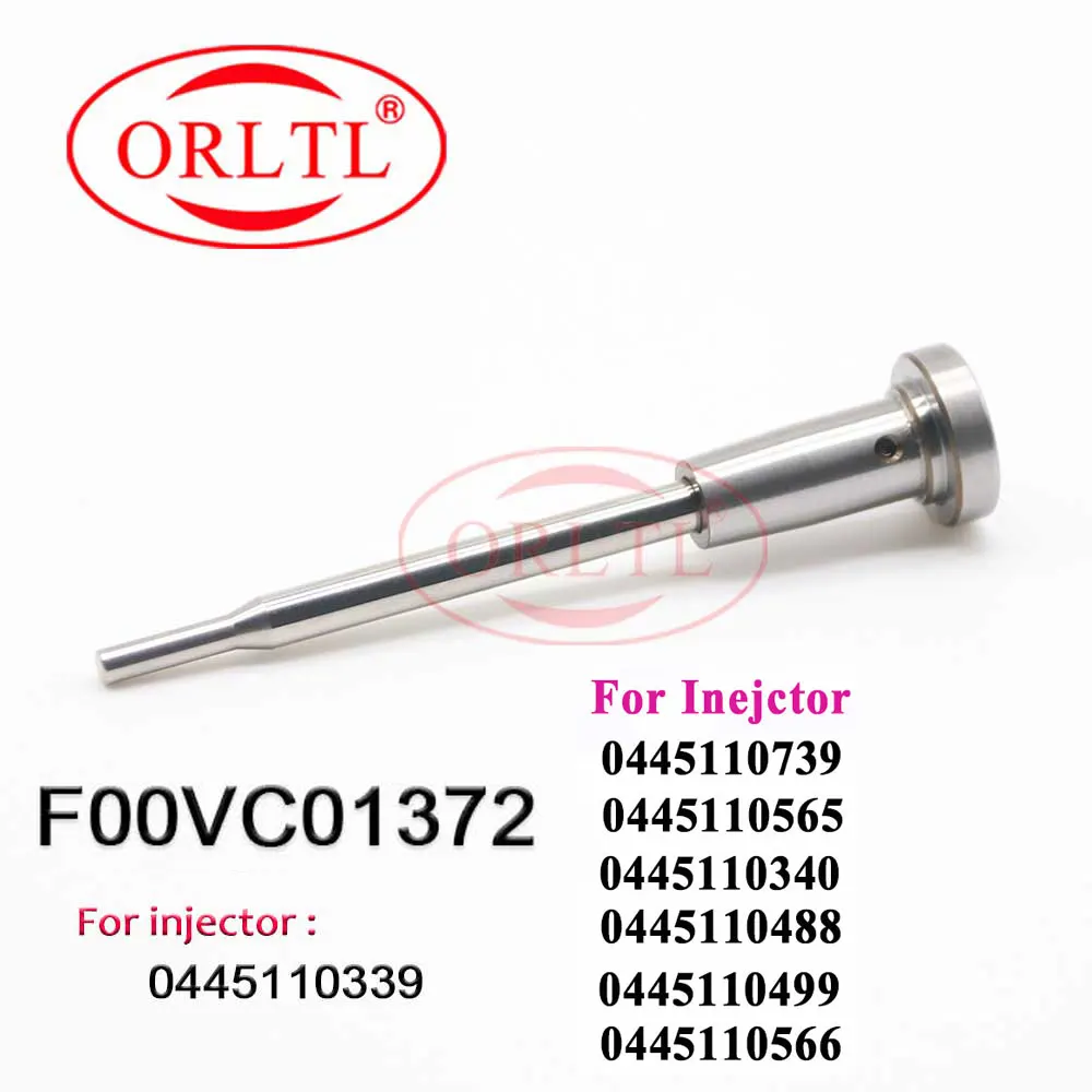 F00VC01372 0445110489 nuevo Kit de válvula de reparación de inyector de motor diésel F00V C01 372 para Peugeot Ford 0445 110 739 0445110488