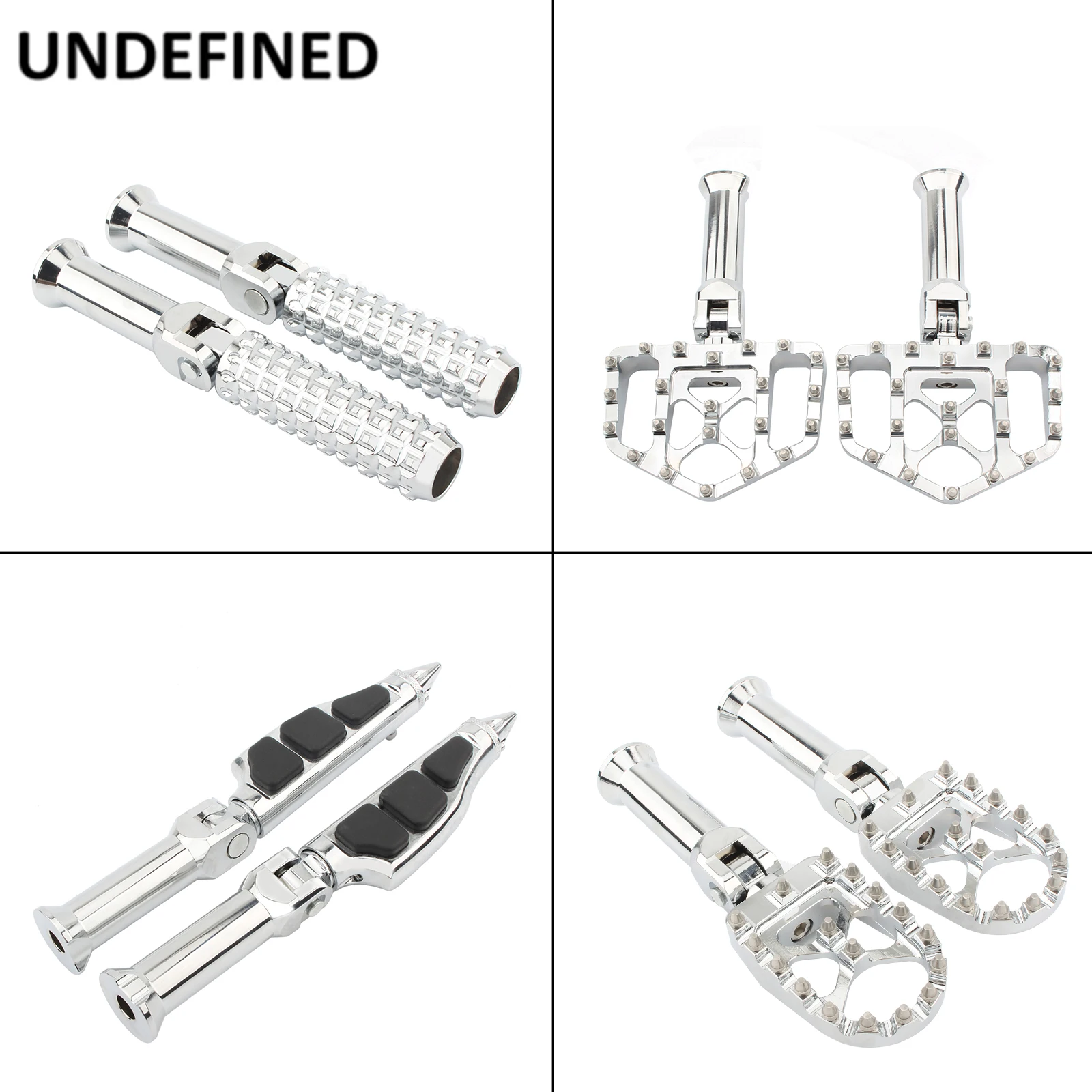 Rear Foot Pegs FootRests Footpeg Pedals For Harley Heritage Classic 114 FLHCS Lowrider FXLR 2018 2019 2020 Motorcycle Aluminum