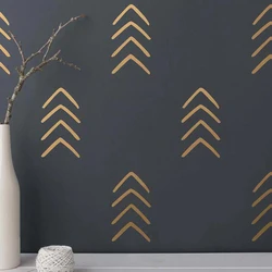 28Pcs Geometric Unique Arrow Wall Sticker Playroom Baby Nursery Abstract Arrow Spot Dot Line Wall Decal Bedroom Vinyl