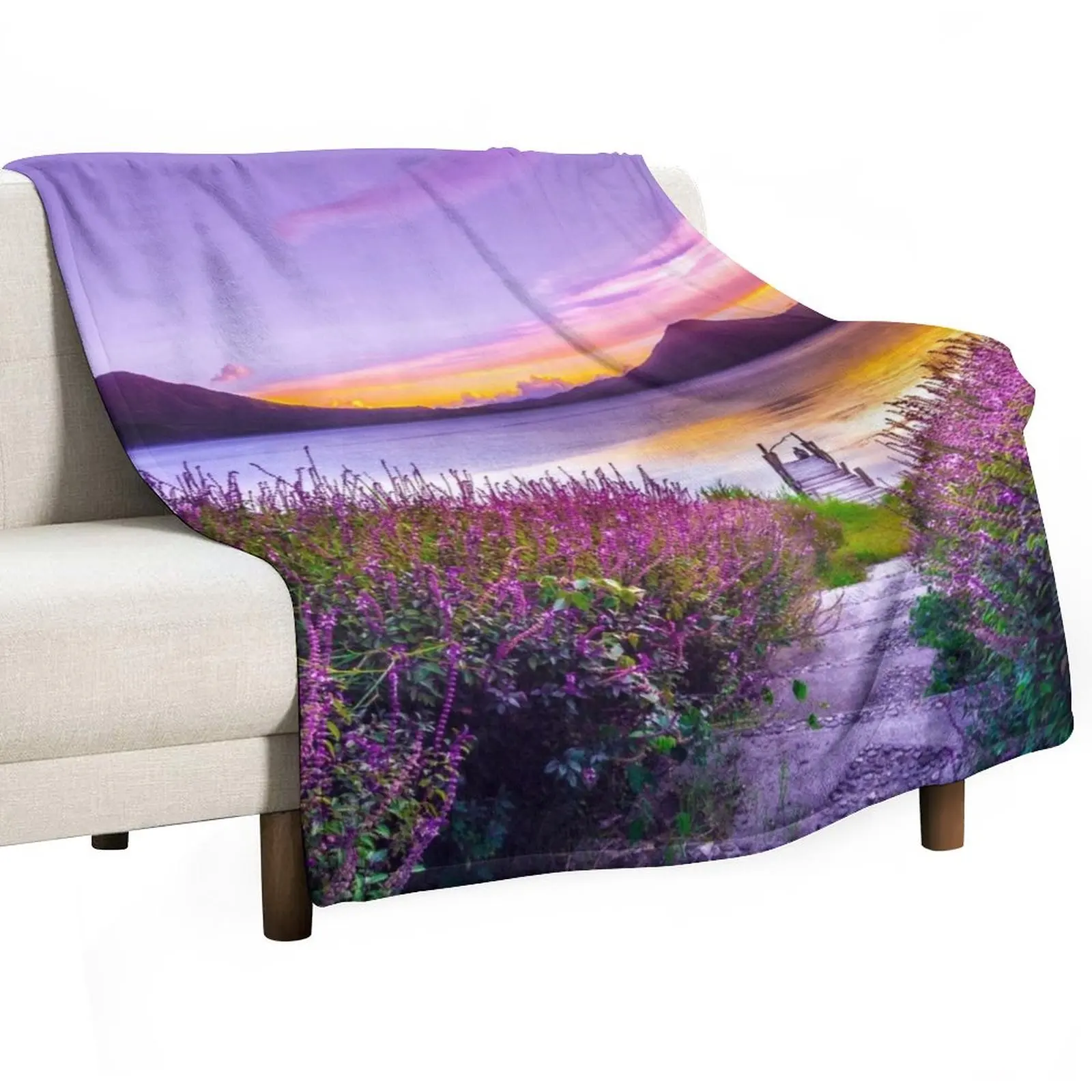 Lago de Atitlán - Lake in Guatemala Throw Blanket Multi-Purpose Thermals For Travel Blankets