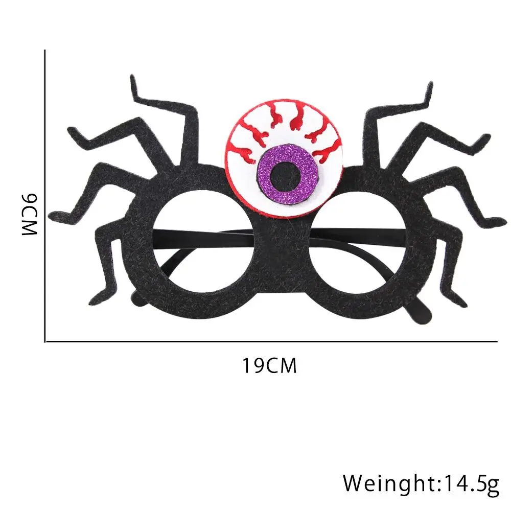 Glasses Frame Props Spider Party Decoration Skull Head Cobweb Pumpkin Ghost Halloween Dress Up Halloween Decoration Glasses