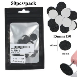 20/25/35mm Stainless Steel Nail Sanding Paper Metal Disc Disk Pedicure Rotary Burr feet File Calluse Sandpaper drill bits tool