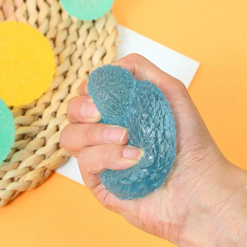Multicolor Soft Squishy Ice Ball Maltose Texture Pop Fidget Toy Slow Rebound Pinch Stress Relief Push Sensory Toys