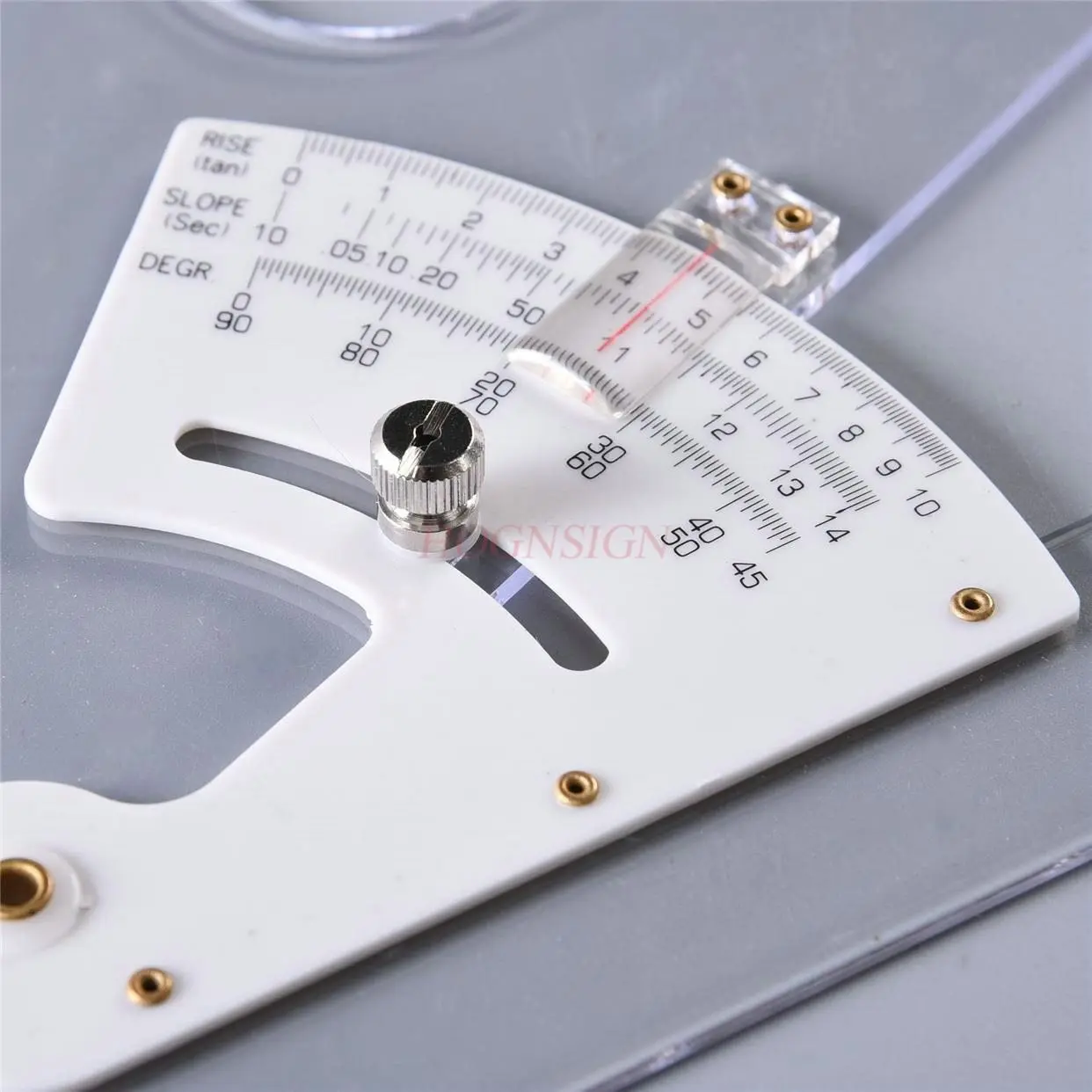 Picture 4: 1pcs Variable angle ruler, multi seat function triangle ruler, learning product, flat line, right angle marking ruler