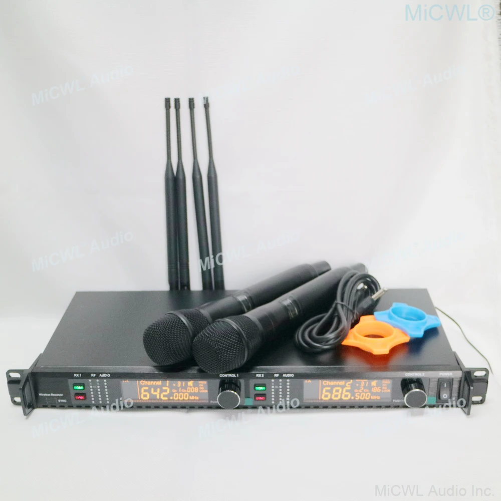 

Advanced 200 Channel KSM9 Handheld Digital Wireless Microphone System AD4D KSM9 Dynamic DJ Karaoke Stage True Diversity