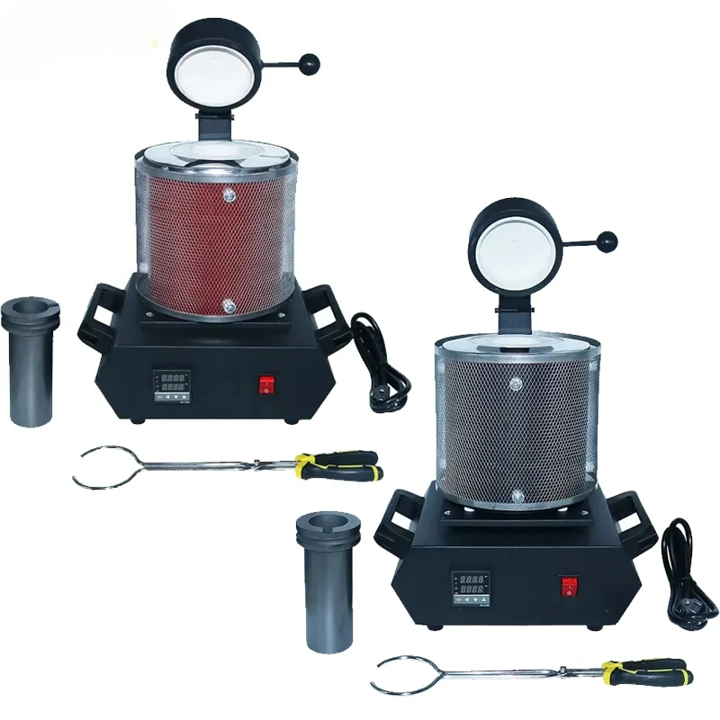 New 3KG Digital Heating Capacity Refining Precious Metal Silver 2100W Gold Melting Furnace Machine Jewelry Casting Tool