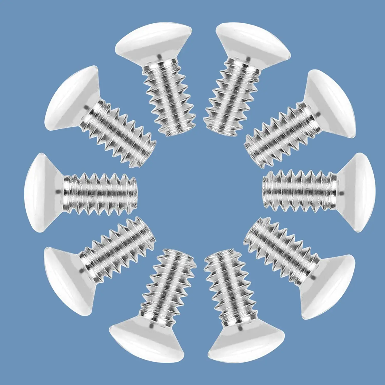 240 Pcs 3/8 Inch Long 6-32 Thread White Wall Plate Screws Outlet Cover Screws Wall Plate Screws Electrical Screws