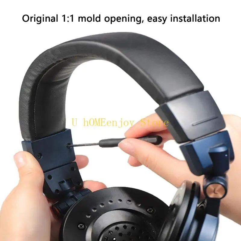 B0KF Headband Clip for Technica ATH M50X Headsets Offering Enhances Durability Reinforced Long Time Use