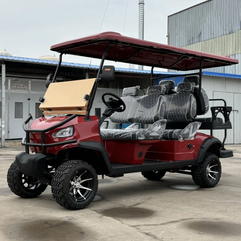 Street legal 6 Seats Electric Golf Carts Cheap Prices Buggy Car for sale USA 4x4 passenger Golf Cart Lithium