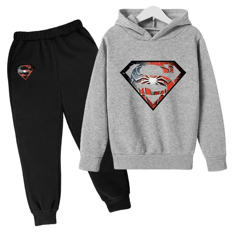 Children's Set Quality Spring and Autumn Comfortable Street Cool Boys' Hoodie Pants Quality Casual Boys' Fashion Men and Women