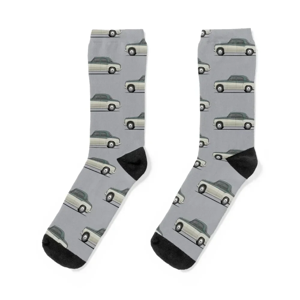 Rover P4 95 side view illustration Socks hockey Stockings compression FASHION Men Socks Luxury Brand Women's