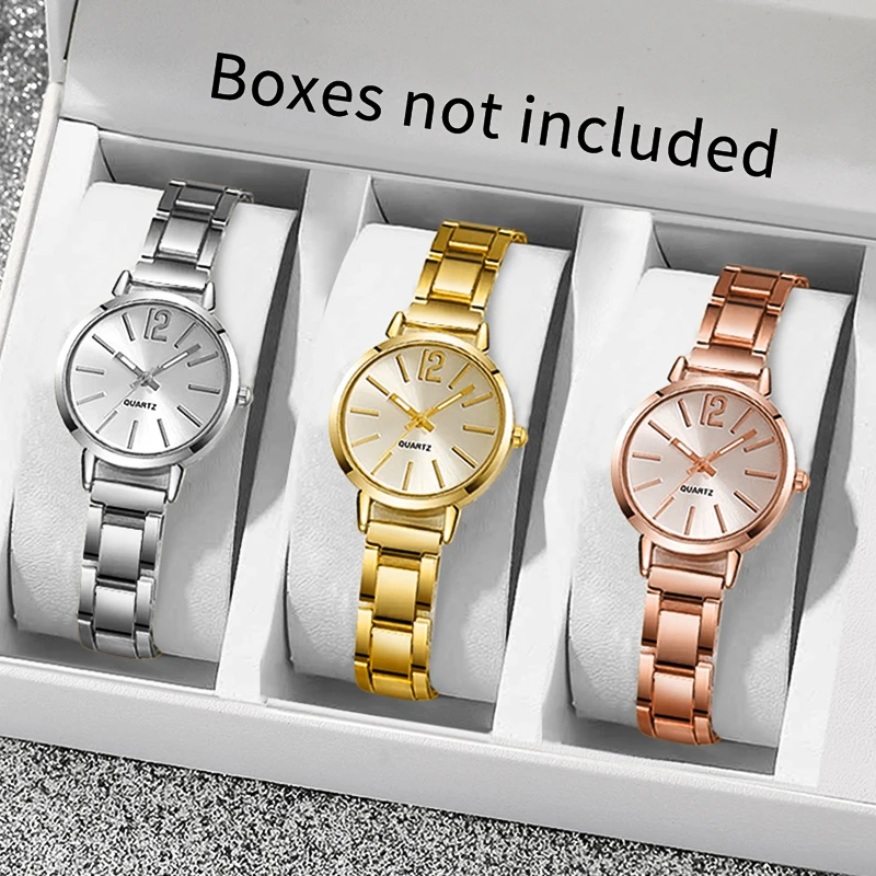 3Pcs Sweet Cool Women's Watch Set, Stylish & Unique, Ideal Gift For Ramadan, Eid Al‑Fitr, Valentine's Day, Birthday Party