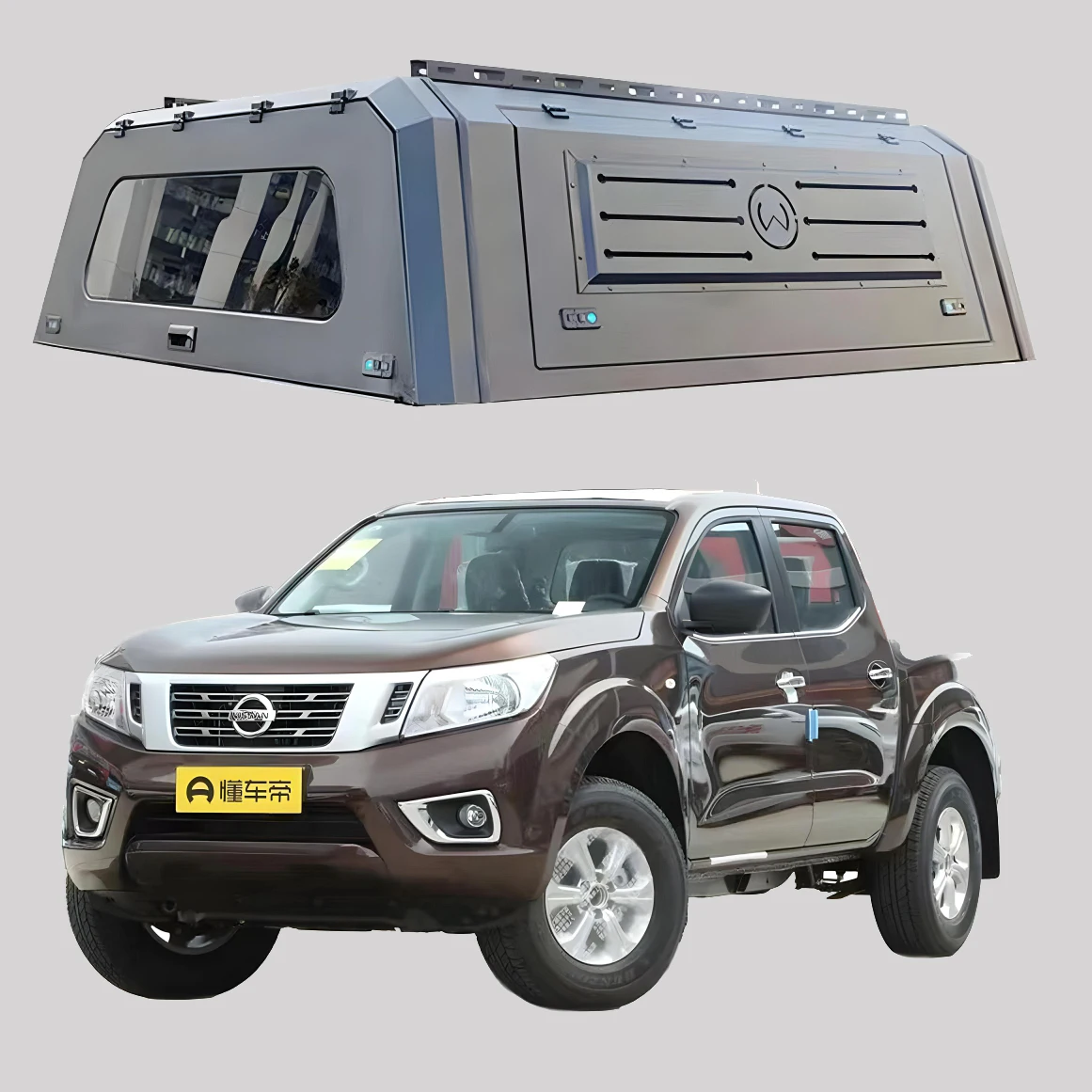 The new aluminum alloy hardtop canopy has high quality and is suitable for vehicles such as Navara NP300.