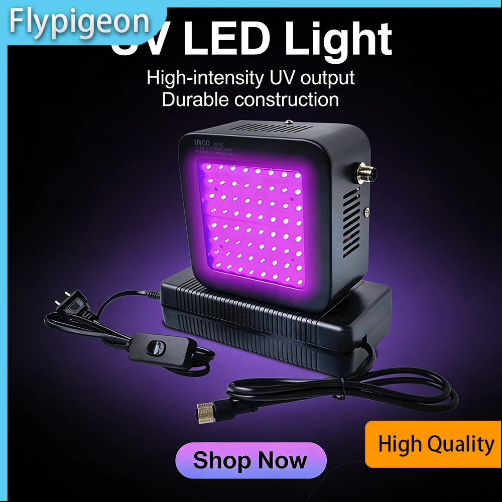 Portable UV Curing Lamp High Intensity Ultraviolet Light for All UV Glue, Resin and Paint