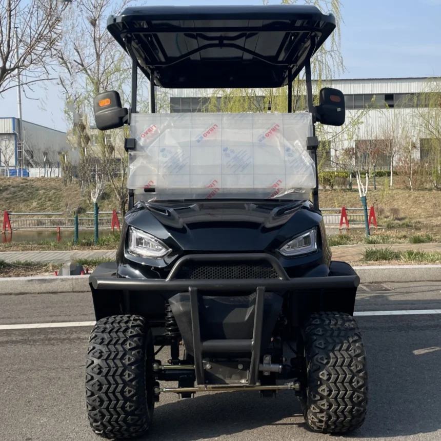 Super Discount Electric Golf Cart Double Swing Arm And Independent Front Suspension Golf Buggy 6 Seater Electric Golf Cart