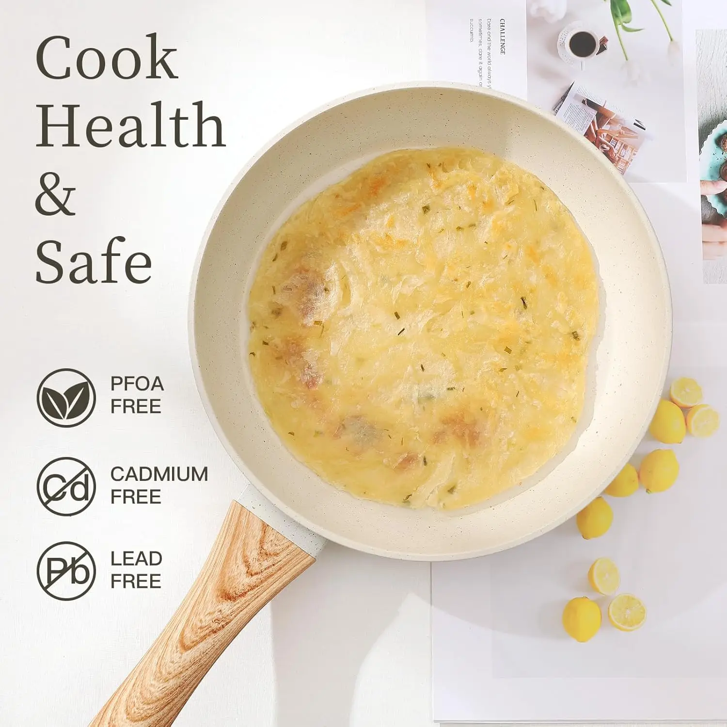 طقم أواني ومقالي مكون من 16 قطعة طقم أواني طهي غير لاصقة مع مجموعة أواني طهي · مبيعات المصنع مباشرة #5