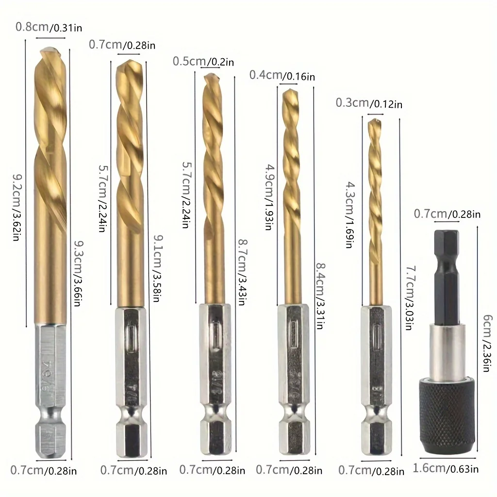 11PC high-speed steel drill bit combination set screw extractor broken wire extractor high-speed steel drill bit combination