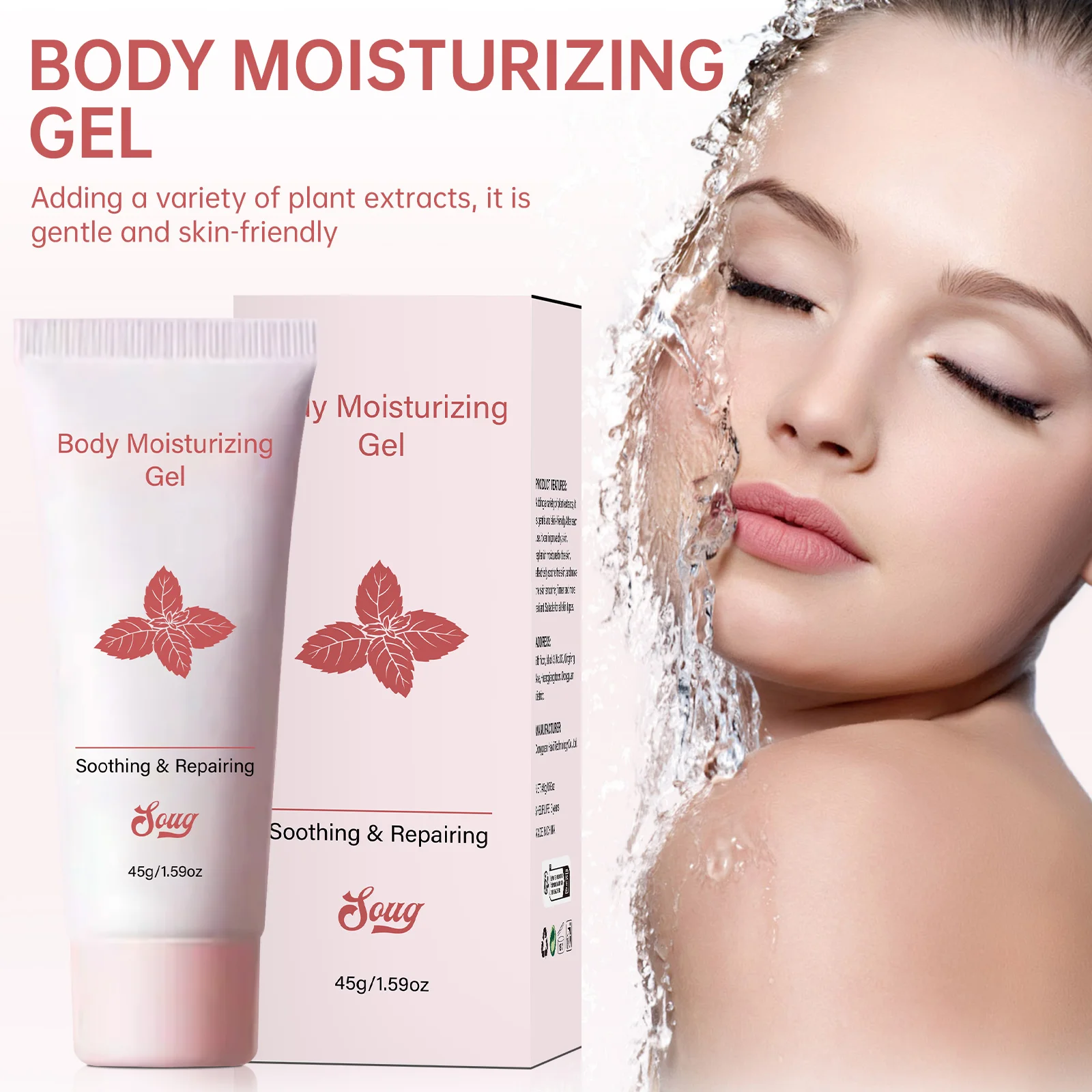 

Body Gel Deeply Lasting Moisturize,Soothing Natural Plante Extract,Reduces Redness&Dryness Brightens Strengthen the Skin Barrier
