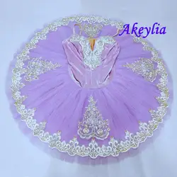 Purple Tutu for adult Fairy Princess Professional Tutu white Ballet Pancake Costume Women  blue Platter pancake lilac 19007E