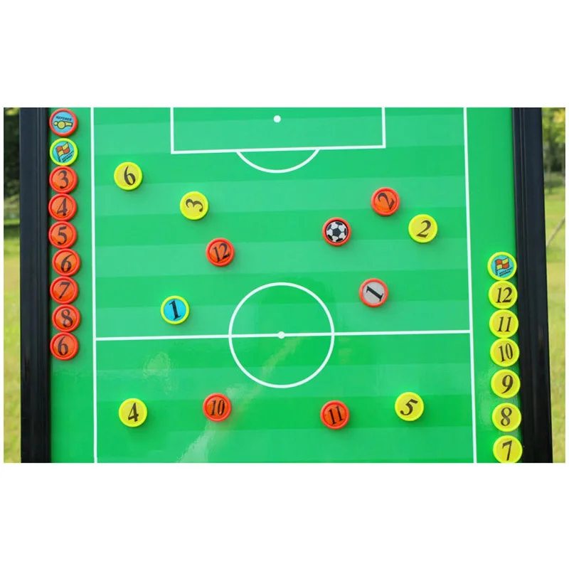 MK-866 Soccer Coaching Board With Holder Magnetic Football Coach Tactical Plate Tripod Retractable Super Big Book Se 615*460mm