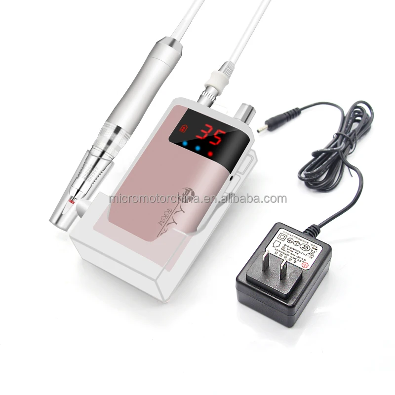 

PRO 35000 RPM Rechargeable Electric Pedicure Manicure Nail File Drill Polishing Pen Coreless Wireless Motor Nail Drill Machine