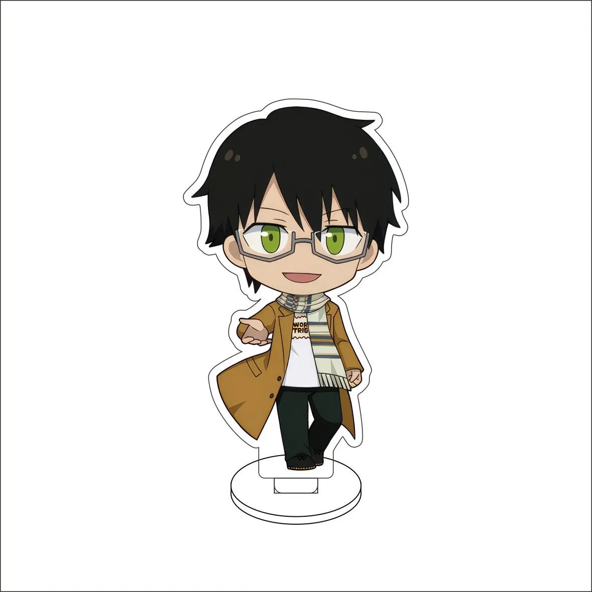 10CM Anime World Trigger Kuga Yuma Jin Yuichi‌ Mikumo Osamu Kohei Izumi Cos Acrylic Figure Stand Cute Gifts Ornaments view 6