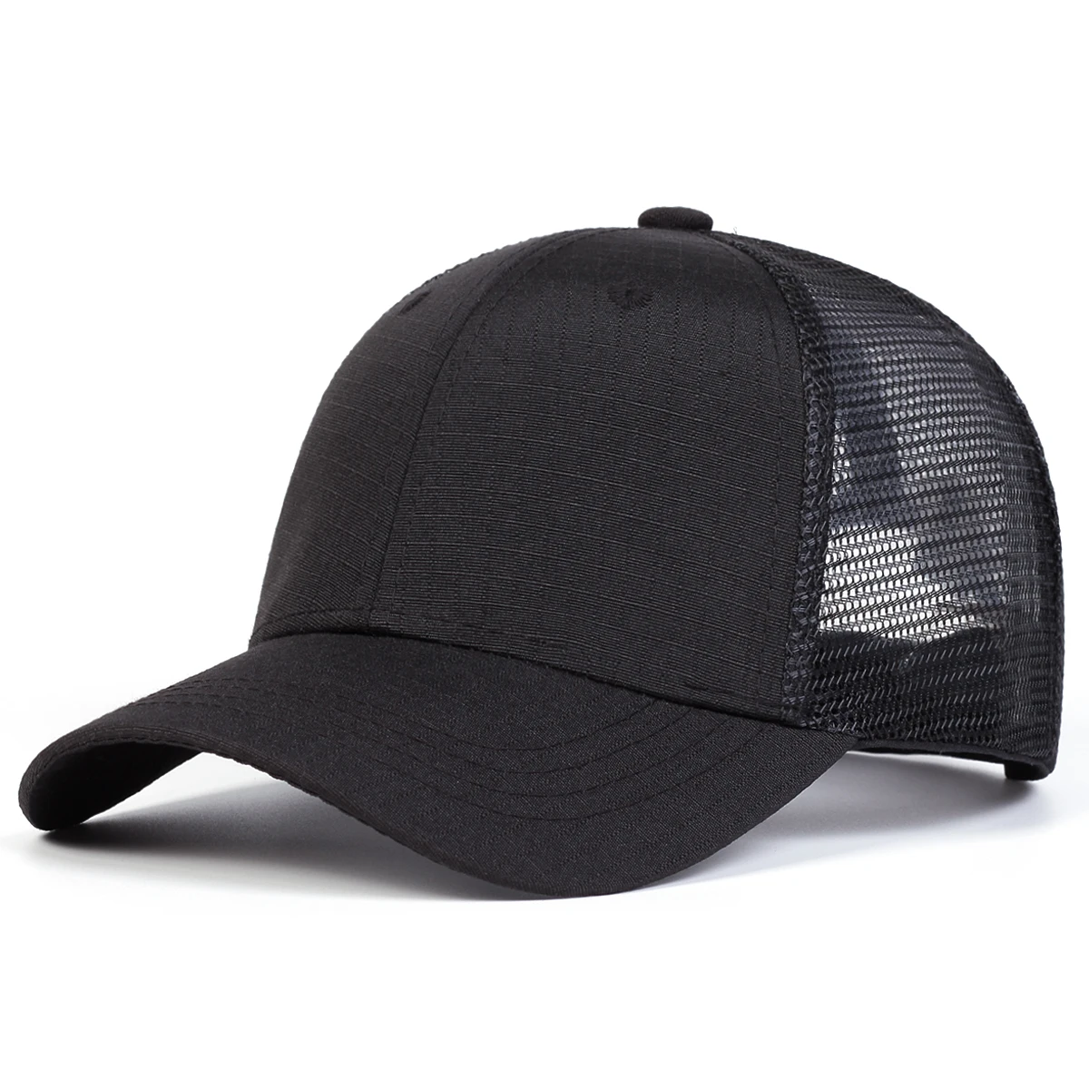 Unisex Solid Color Checkered Cloth Baseball Net Caps Hip Hop Cap Spring Summer Outdoor Adjustable Casual Hats Sunscreen Hat